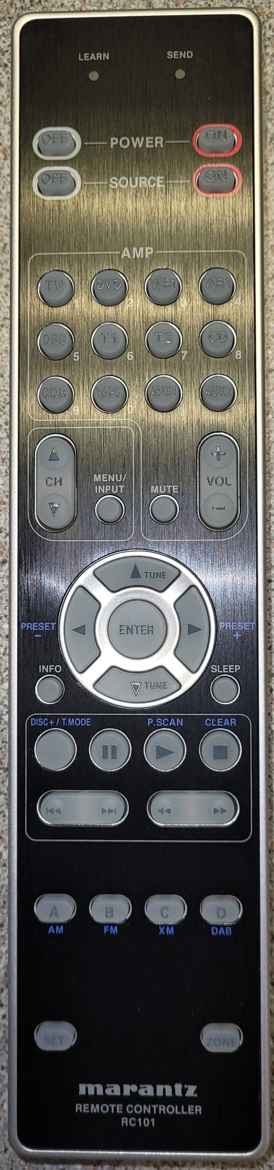 Marantz Remote Control RC101